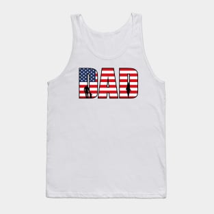 American Flag Dad Tank Top